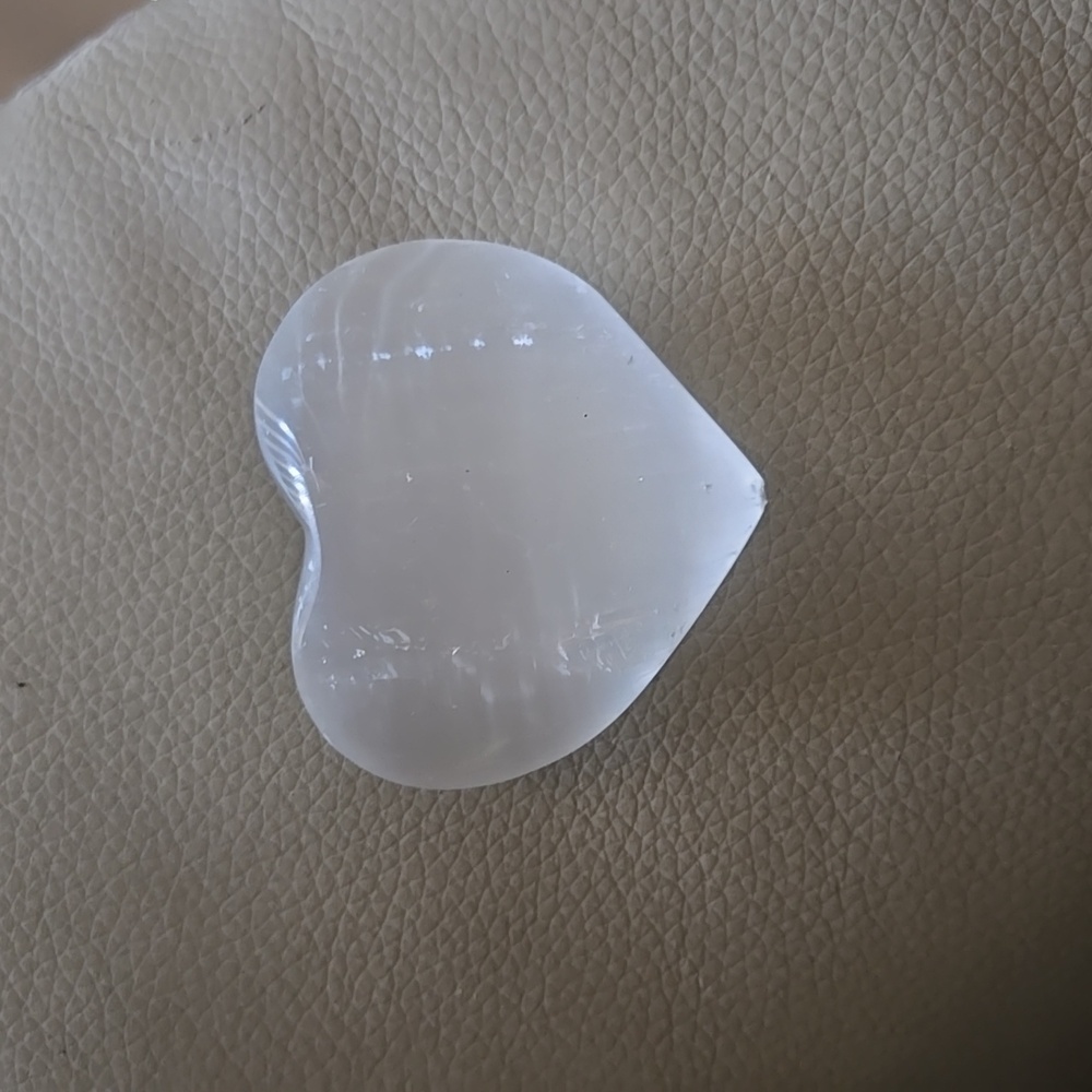 Natural heart crystal